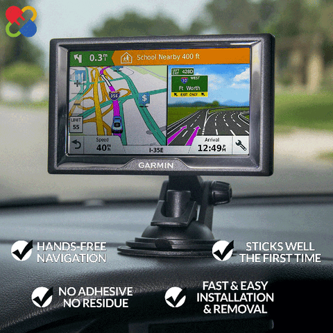 Garmin GPS Mount with Strong Suction Cup, Windshiled & Dash Mount