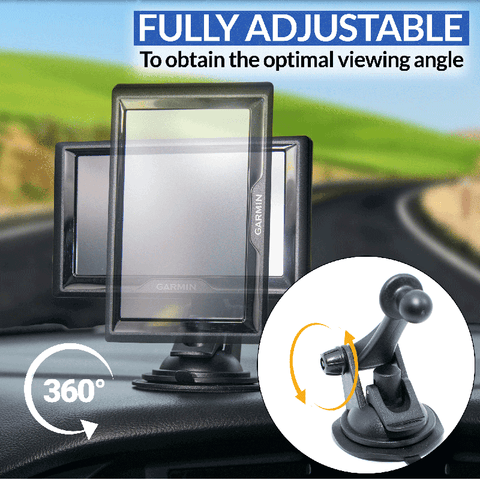 Garmin GPS Mount with Strong Suction Cup, Windshiled & Dash Mount