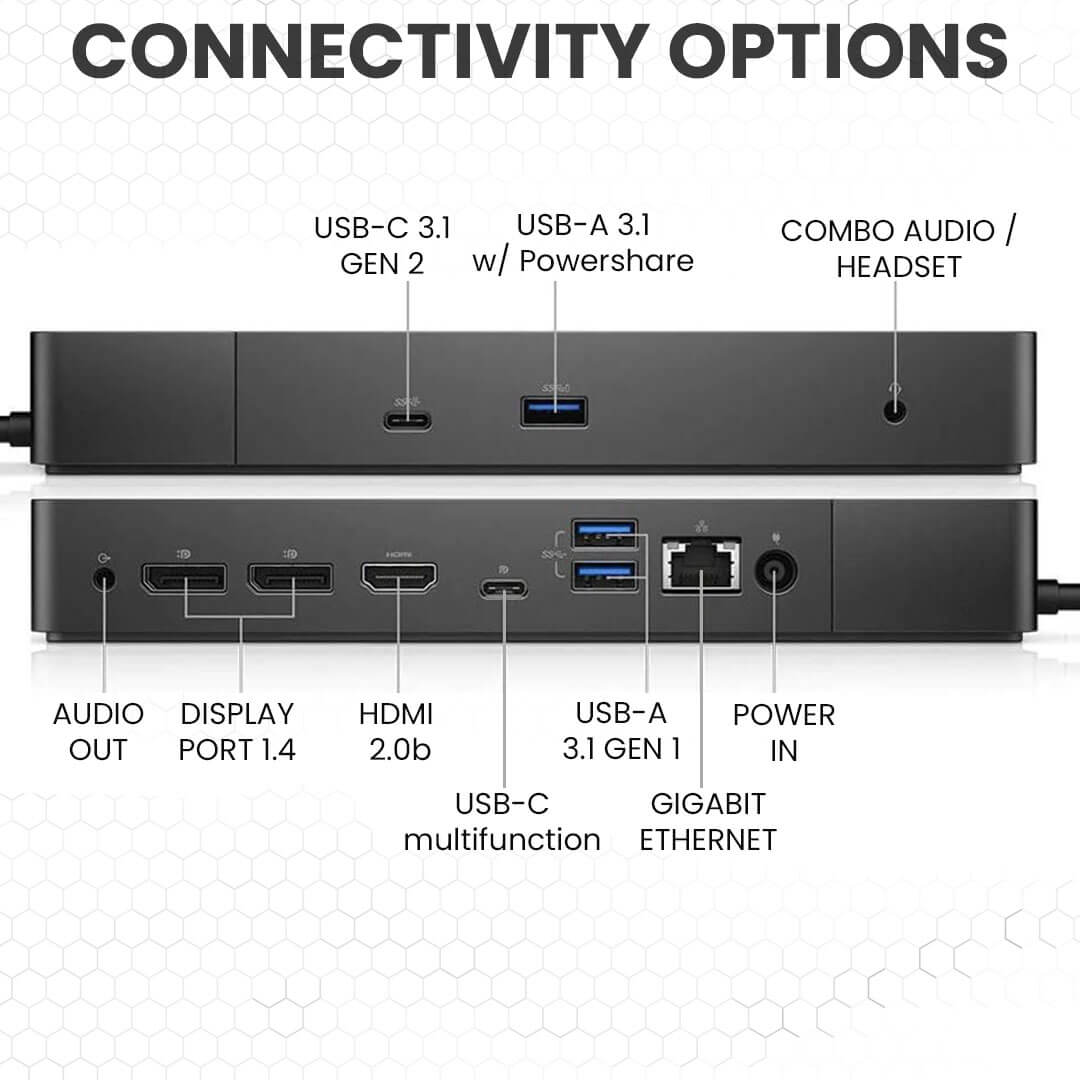 dell wd19 docking station ports connectivity