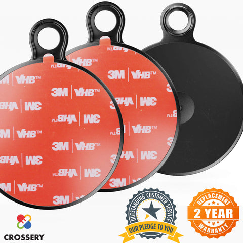 Dashboard Pad Mounting Disk for Suction Cup 3-Pack